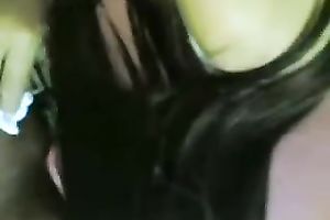 Brown dong for small Malay sexy legal age teenager babe on POV movie