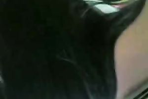 Brown dong for small Malay sexy legal age teenager babe on POV movie