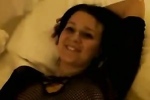 When this babe wears her mind blowing fishnet I go crazy