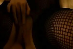 When this babe wears her mind blowing fishnet I go crazy