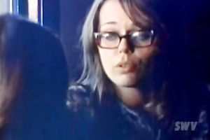 Spectacled cutie acquires enticed by chap and gives him a oral-stimulation