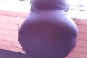 Damn the way her huge a-hole jiggles when that babe walks