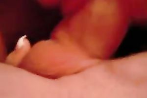 Sensual valuable BJ from my white dirty slut wife filmed closeup