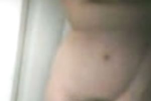 My totally naked GF feels comfortable showering in front of me