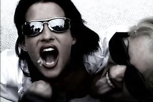 Two sex-starved bimbos show off their jock engulfing skills