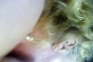 I love to engulf my husband's rock hard knob in his car