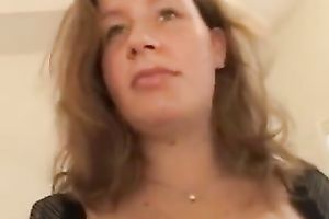 Black weenie for this breasty white cougar is like a miracle