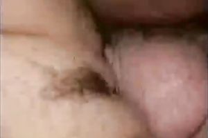 Brunette bitch with flat tits fucked with a massive schlong