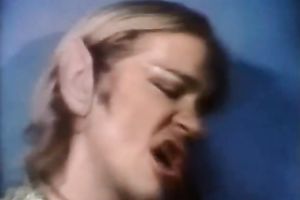 Naughty brunette hair enjoys getting team-fucked from behind