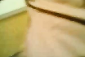 Squeezing my girlfriend's swollen teats in front of a camera