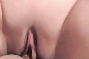 My breasty paramour allows me to smash her meaty shaved muff