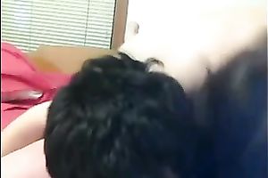 My obese black cock sluts sucks my pecker and bonks me in the cowgirl pose