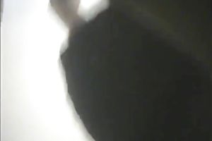 Hidden camera catches bootylicious chick stripping