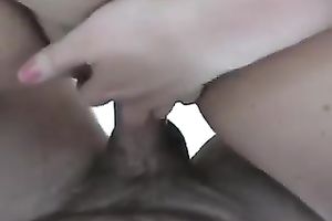 POV scene with my hubby drilling my snatch and rectal hole