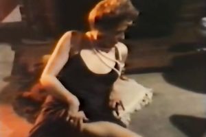 Voracious golden-haired MILFs masturbate passionately in front of every other