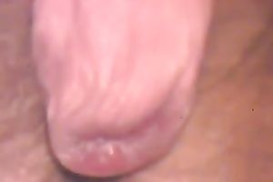 Trashy hoochie lets her paramour examine her swollen twat