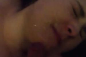 Fat floozy with well-matured boobs is rubbing her thick snatch for me