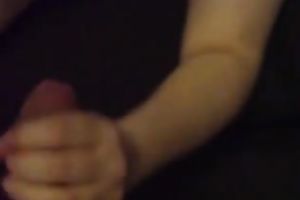 Fat floozy with well-matured boobs is rubbing her thick snatch for me