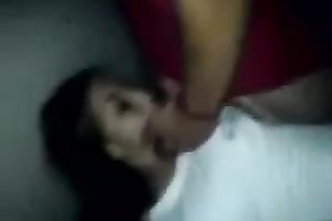 Gorgeous and slim chick acquires her throat and twat permeated