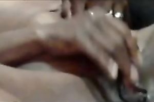 My gorgeous brown hairless vagina is about to squirt