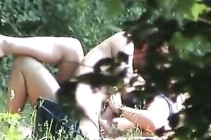 This perverted blondie doesn't mind having sex in the park