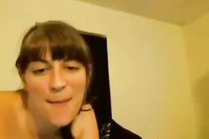 mother I'd like to fuck sucks lover's rod on web camera and got jizzed on face