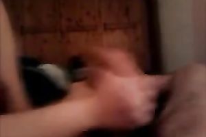 Blindfolded chubby white slutty wife blows my knob in my ottoman