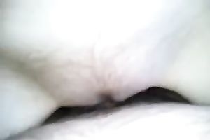 Riding on a knob of my spouse untill a fine creampie