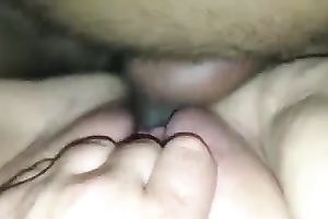 Fucking a white chick's meaty love tunnel in homemade POV