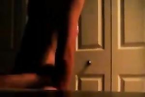 My bosomy dark brown white women groans sweetly whilst riding my dong