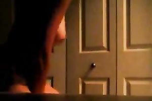 My bosomy dark brown white women groans sweetly whilst riding my dong