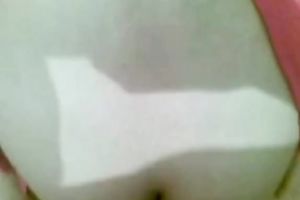 Dirty arse Indian slut bows over stretching her booty cheek so that babe receives arse fucked hard