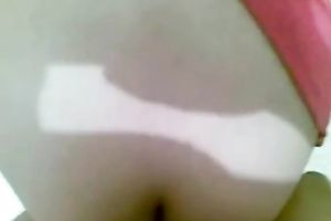 Dirty arse Indian slut bows over stretching her booty cheek so that babe receives arse fucked hard