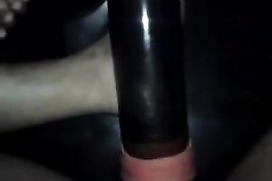 My hubby eats my trimmed pussy and lets me rub and ride his rod