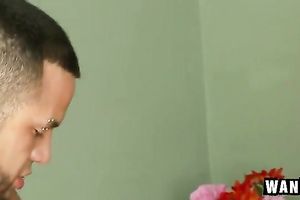 Flattened by a younger jerk in her bedroom in front of the camera