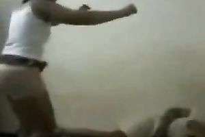 Stunning homemade movie scene with my allies dancing and shaking butts