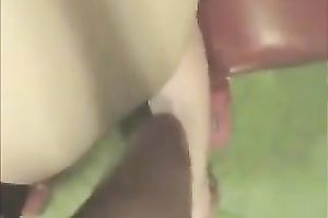 Bootylicious pale skin neighbor bows over on POV sex tape