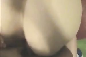 Bootylicious pale skin neighbor bows over on POV sex tape