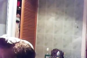 Two priceless angels caught in on hidden web camera in washroom