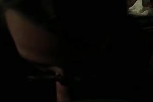 Four eyed girlfriend is giving me an amazing blow job in front of a camera