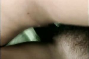 Brunette chick with constricted hirsute slit acquires shagged missionary style