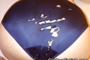 GFs Got Sperm on Panties and Clothes!