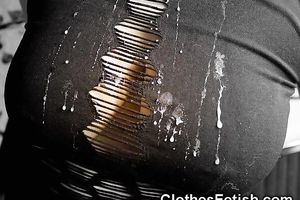 GFs Got Sperm on Panties and Clothes!