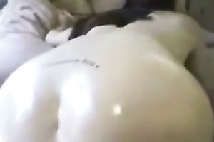 Awesome POV sex tape with me fucking my tattooed lover's arse
