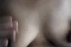 Good homemade movie scene with me playing with my large teats