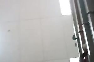 Caught a skinny and hawt Asian honey on spy web camera upskirt movie