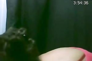 Svelte playgirl with a worthwhile set of juggs loves being watched