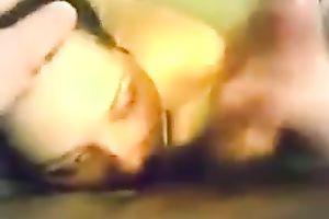 Charming non-professional gal enjoys engulfing 2 dicks in the bathroom