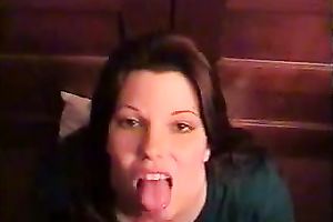 My insatiable wife sucks my rock hard knob until I cum