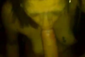 Cock crazed harlot sucks my unbending penis with great enthusiasm